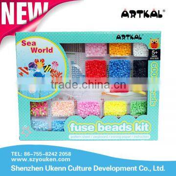 Christmas Gifts Artkal Fuse Beads SL801Diy Intelligent Toys Sea World Children Unique Plastic Puzzle Game