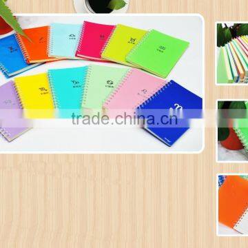 Product new colorful A5 size pp cover spiral notebook in school&office supplies and manufacturer made in china