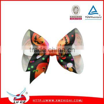 New design Character Printed cheerleading hair bows