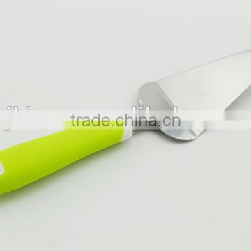 Delicate cake/pizza turner colorful hanlde bakery tools