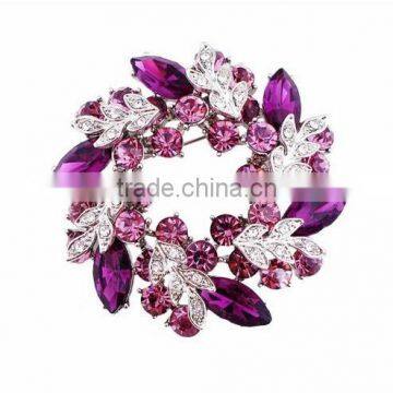 New style rhinestone and glass brooches