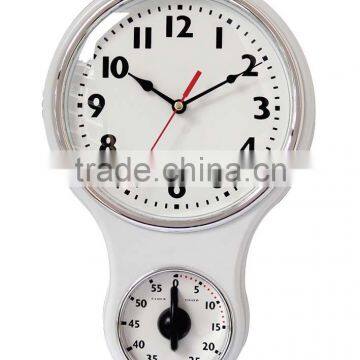 Timer kitchen wall clock