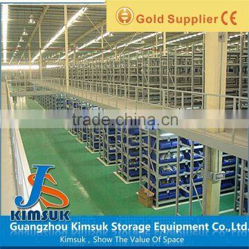 Stackable Structure Steel Fabrication Mezzanine pallet Rack