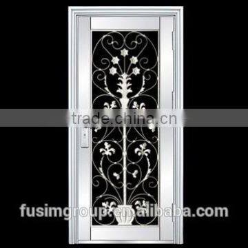 swing open Surface finished modern stainless steel door