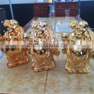 real 24k gold plating Buddhism figure of Buddha old Buddhkla gold plating processing factory