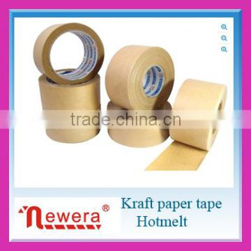 Kraft paper with water only tack Color printing packing box sealing tape Double soft tape