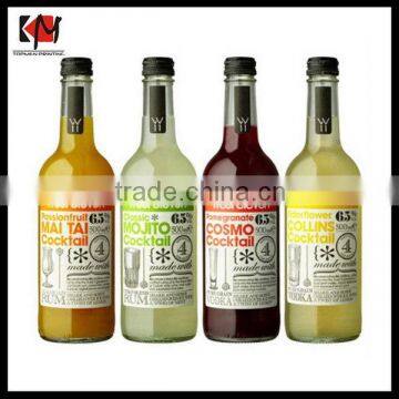 Vinly Wine Label Sticker Printing Removable Moiture-proof Wine Bottle Label photo-6