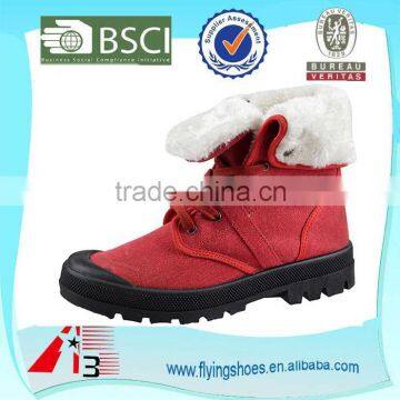Factory Direct Plush Lining Fashion Cheap Winter Boots for Women