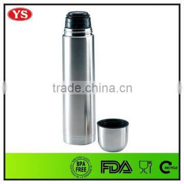 Promotional Double Wall Stainless Steel 1 Liter Vacuum Flask With Bag