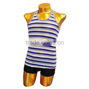 Mixed Color Stripes Men's Vest Colorful Stripes