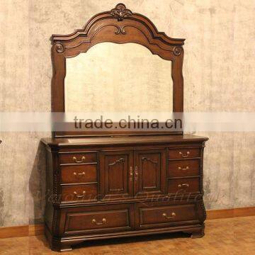 Antique Dressing Table With Mirrors - Marry Anne Dresser