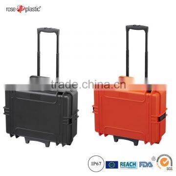 Hard plastic waterproof anti-shock tool case with trolley RC-PS 350