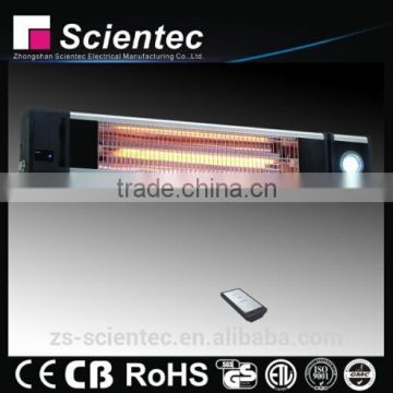 Radiant Ceiling Heater With Remote and LED Lighting