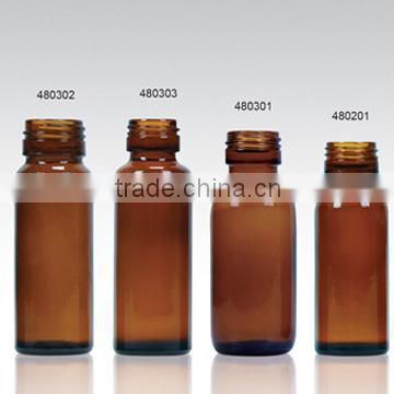 Amber glass bottles for syrups