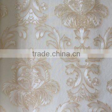 construction material luxury flower vinyl wallpaper