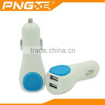 PNGXE lowest price OEM 5v 3.1A dual usb port mobile phone car charger