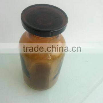 500ml Antique Apothecary Jar Amber With Seal Lid , Glass Jar With Lid photo-3