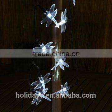 5M 50 LED White Dragonfly Fairy Solar Garden Light