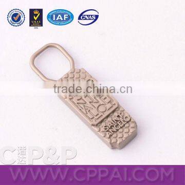 Special design antique brass zipper slider for garment and bag