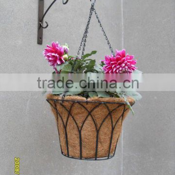 wire liner hanging baskets