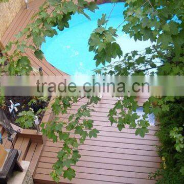 2015 Outdoor Composite Hollow WPC Flooring 150x25mm With CE