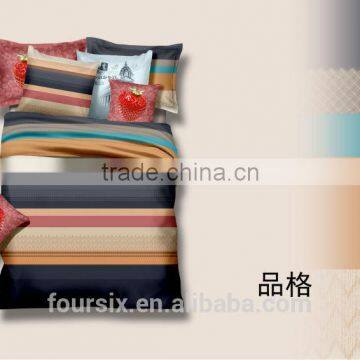 2014 new design 100% cotton brushed fabric duvet cover set 4 pieces 6 pieces 8 pieces