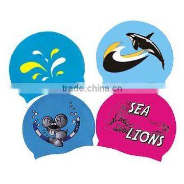 Silicone Swimming cap,cool swim caps designs,Colorful silicone swimming cap