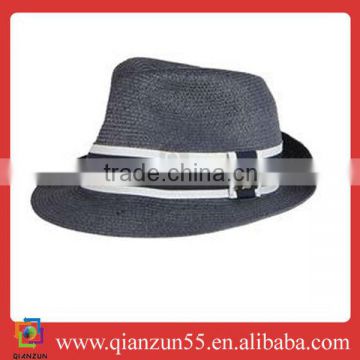 Wholesale custom men bowler hat collapsible gambler derby hat cap