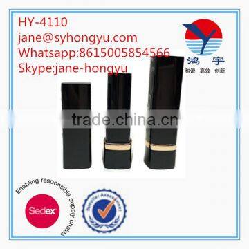 Square Black Lipstick Tube Packaging