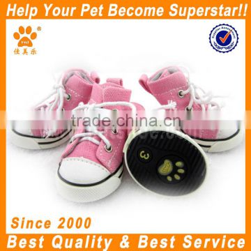 JML durable plain pink protective dog shoes for summer