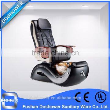 Foot Spa Massage Chair With Glass Pedicure Sinks, Manicure Pedicure Chair