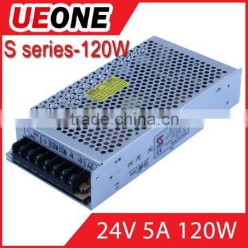 120v24v 5s ac dc switching power supply s-120-24 switch mode power supply