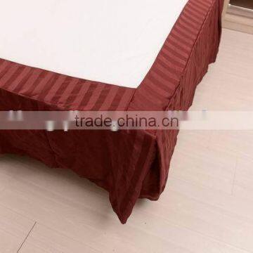 Cheap 100% Polyester Hotel Bed Skirt