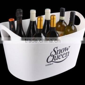 20L cheap and large plastic champagne ice bucket for jack daniels