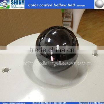 4" Black hollow steel ball