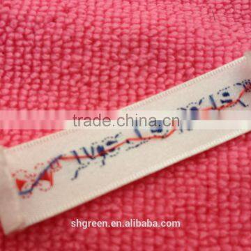 Hot Cut Fabric End Folding Main Woven Labels for Garment
