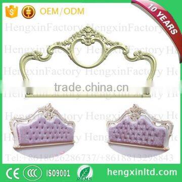 New Design European Style Wooden King Size Bed Headboard