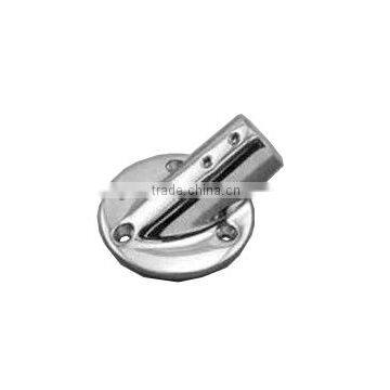 Stainless Steel 45 Degree Round Base.