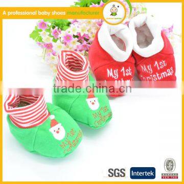 Wholesale shoes baby moccasins hot sale christmas first step winter