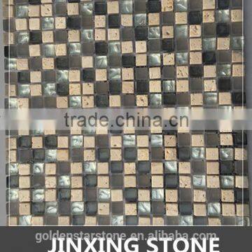 glass stone mosaic wall tile (crystal glass)