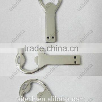 Customized Stainless Steel USB Pendrive USB Bottle Opener photo-4