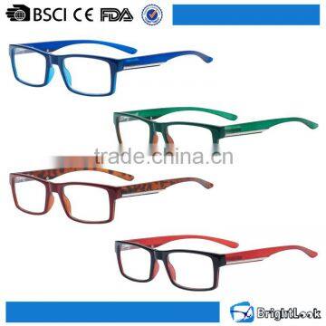 2016 New multi-colored custom lens 0.5 0.75 power reading glasses