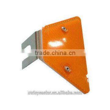 Triangle Steel Guardrail Reflector /hot Sale Bright Highway Delineator Post photo-2