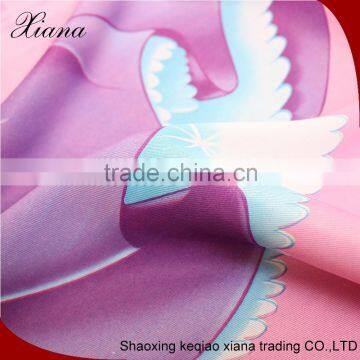 100 polyester curtain ,calico print fabric with beautiful girl