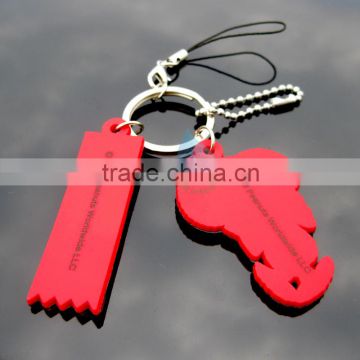 2014 personality customization PVC Keychain