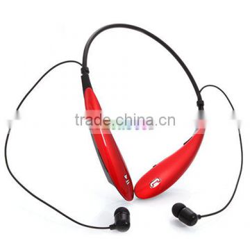 HBS-800 Sports Stereo Bluetooth Headphone Wireless Headphones Red and Black