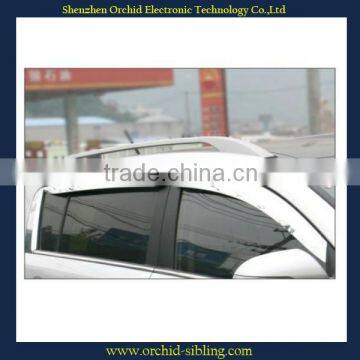 good quality mould-injection chrome sun visor for hyundai santafe IX45 12'~on use