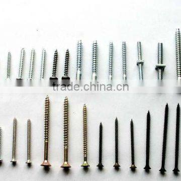 countersunk philips bugle head coarse thread grey phosphate drywall screws