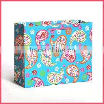 Hot sell cosmetic custom shopping bags for woman