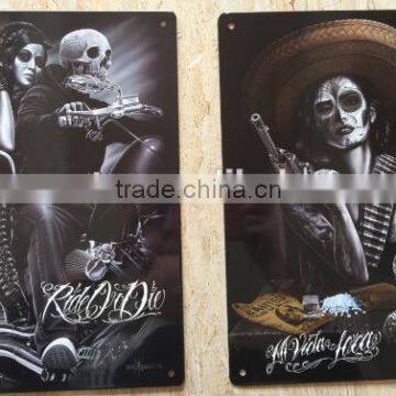 flat custom design metal board